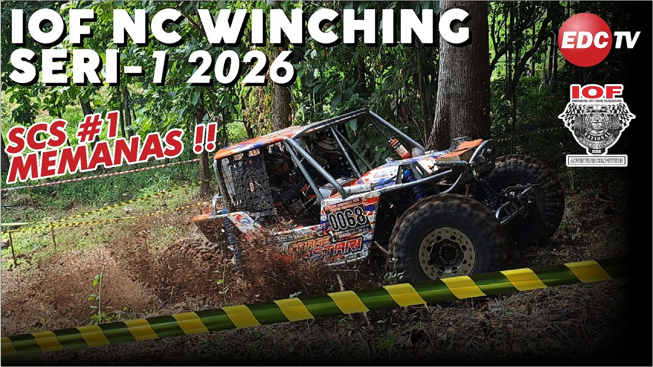 SCS #1 PANAS !! IOF National Championship Winching 2026 Seri-1 | Sirkuit Bukit Cinta Nganjuk 🏁