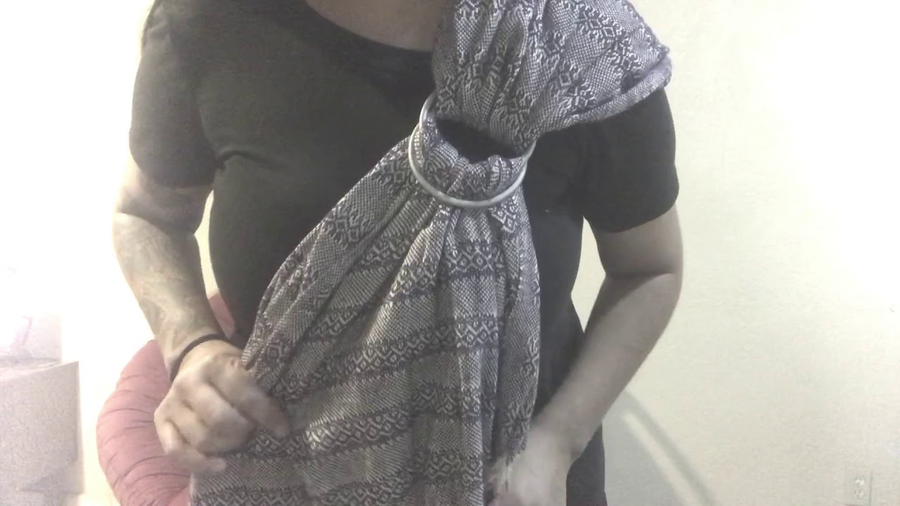 2 Formas De Hacer Bandolera Un Rebozo Sin Coser Las Anillas