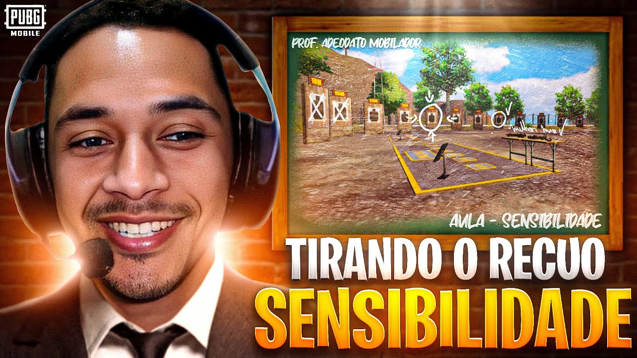 ENSINANDO A COLOCAR NO RECOIL - SENSIBILIDADE- PUBG MOBILE - MOBILADOR CAÇADOR
