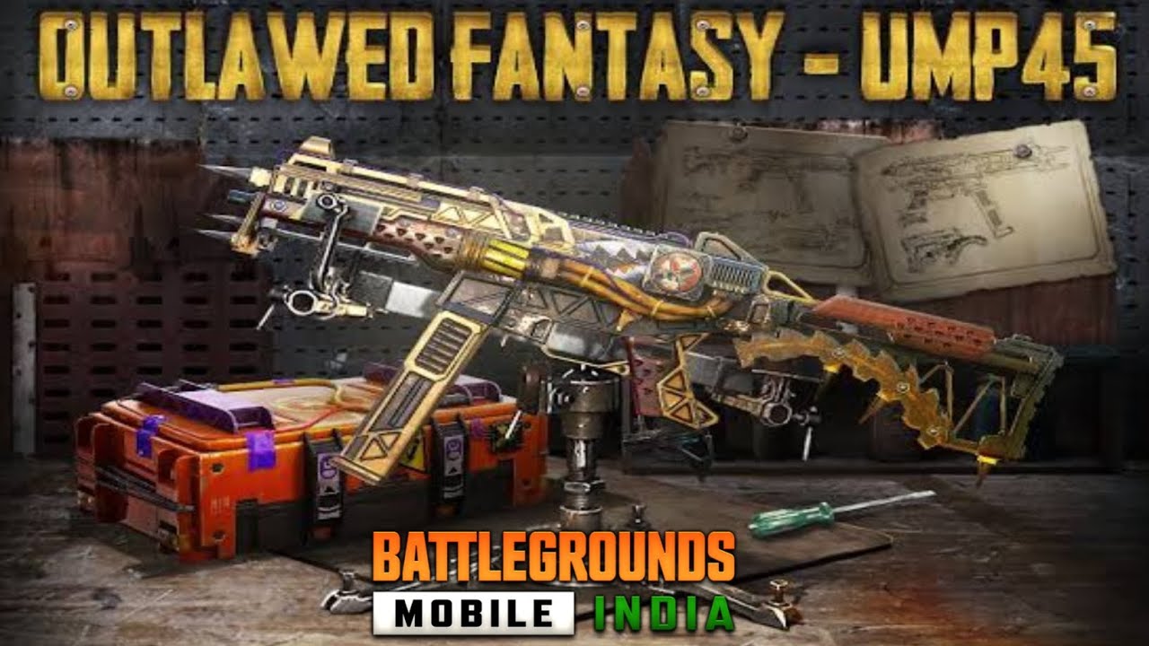 Outlawed Fantasy - UMP45 I Bgmi I Pubgmobile #bgmi #pubg #viral #ump #mortal #jonathan #newumpskin