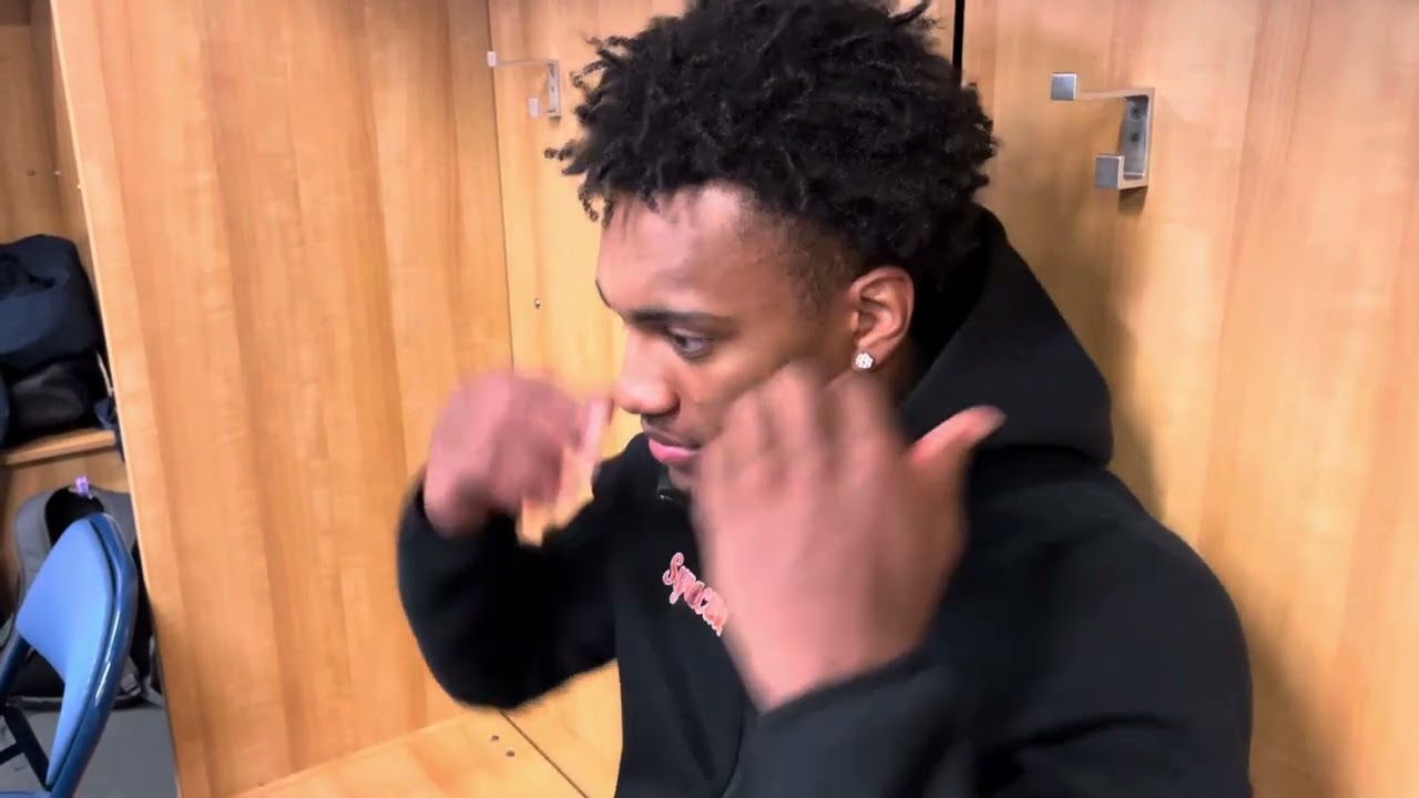 JJ Starling following Syracuse basketball’s exhibition versus University at Buffalo