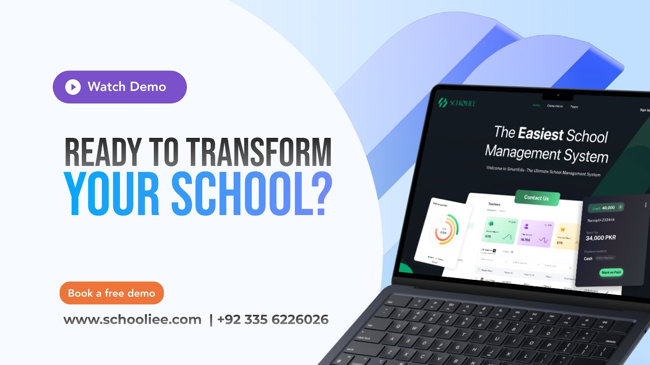 Schooliee Full Demo School Management System 2026 | AI ERP for Pakistan (Urdu/Hindi)