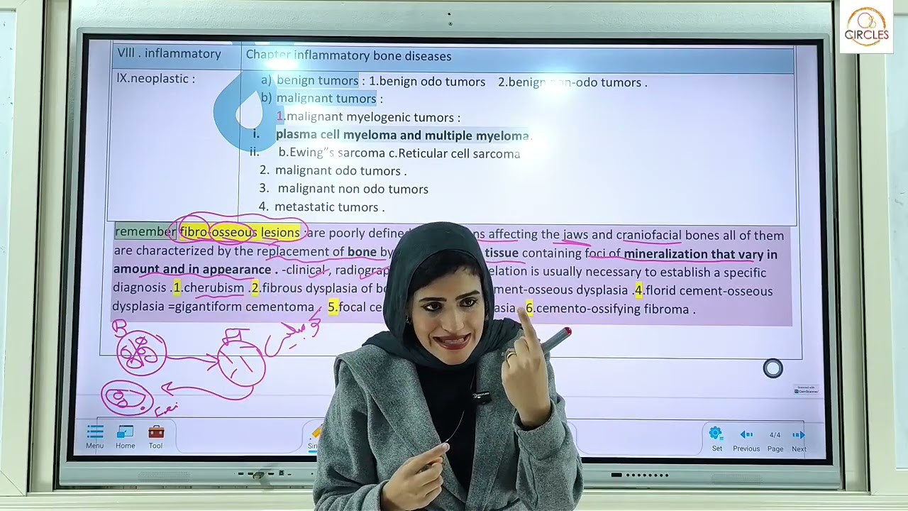 د.اسماء البنا Oral pathology 2 Bone diseases lecture 1 كلية طب الأسنان جامعه اسكندريه وجامعه الاهليه