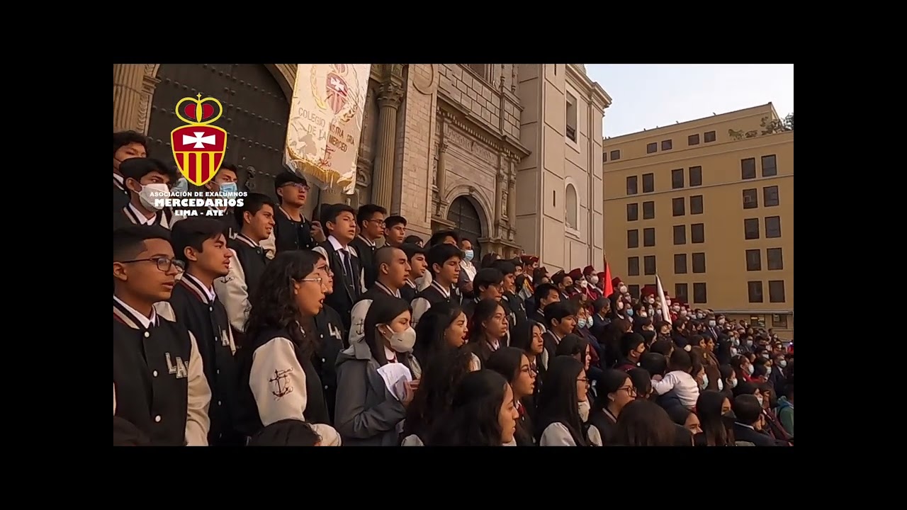 Procesión de la Virgen de La Merced 2022 - Plaza Mayor de Lima - Himno Mercedario