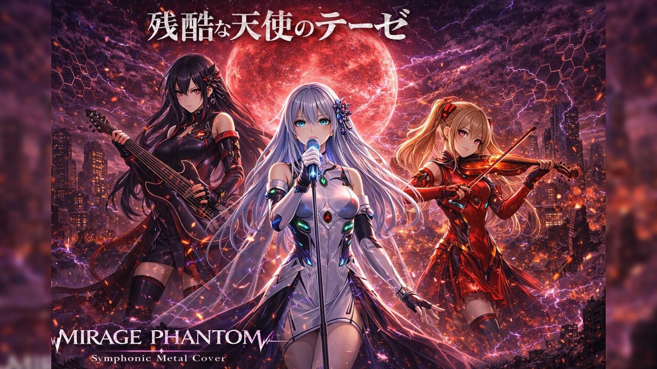 🎸【ヱヴァンゲリヲン OP】残酷な天使のテーゼ / 高橋洋子 – MIRAGE PHANTOM Symphonic Metal Cover