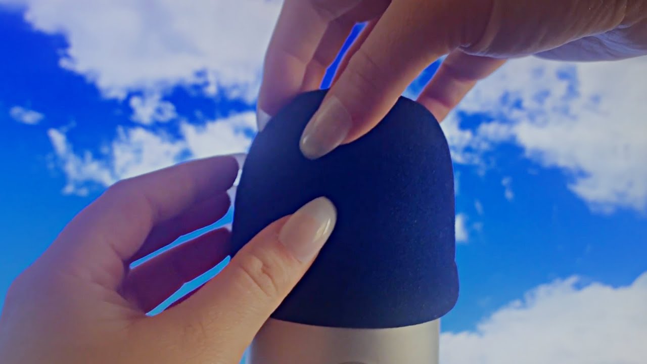 ASMR ☁️ Mic Scratching With Foam Cover (No Talking)