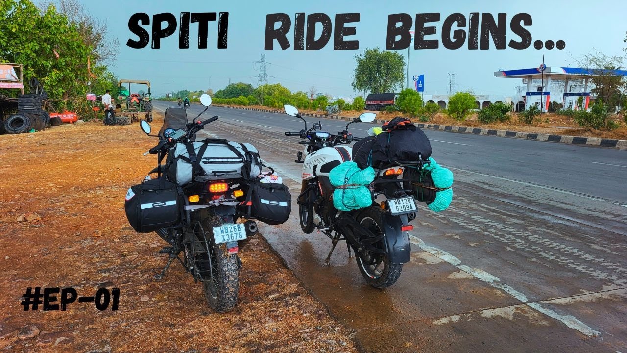 SPITI RIDE 2024 | EP-01 | KOLKATA TO PRAYAGRAJ | HIMALAYAN 411 AND APACHE 200 4V |