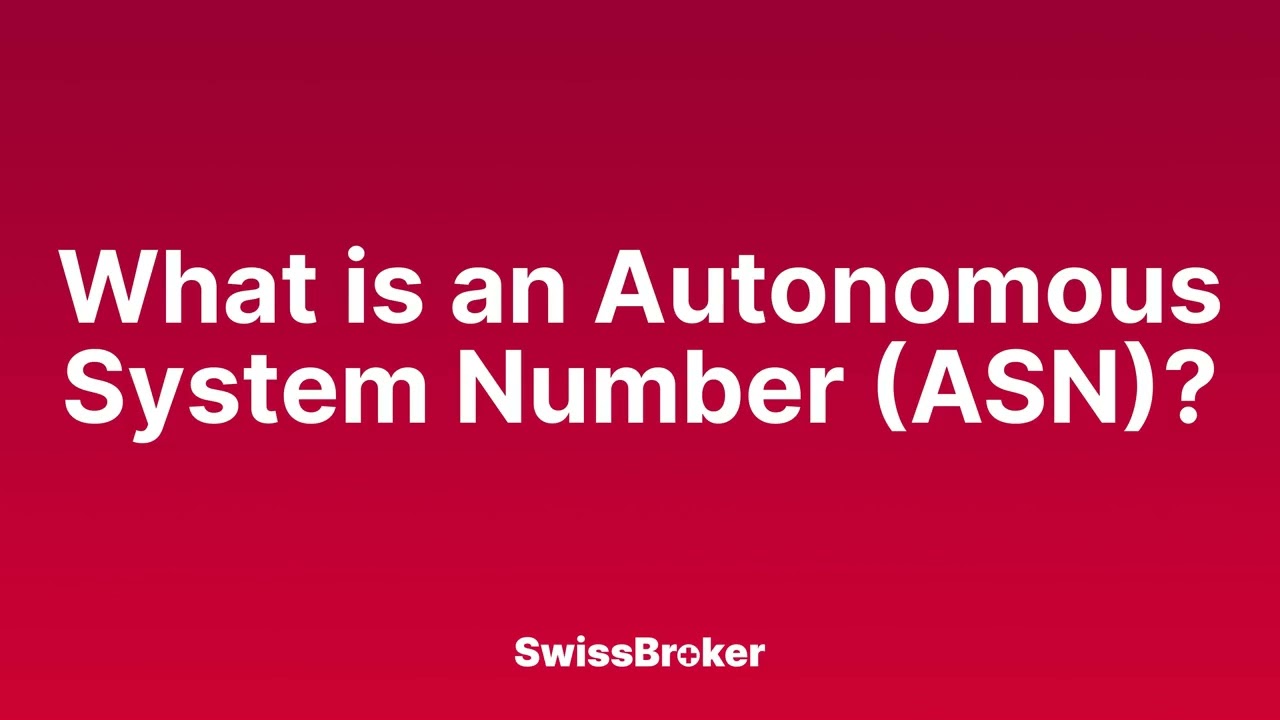 What is the meaning of an Autonomous System Number (ASN)? [Audio Explainer]