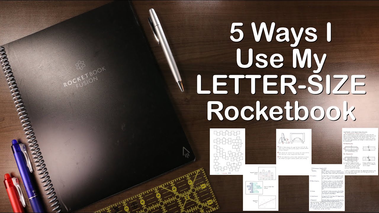 5 Ways I Use My LETTER-SIZE Rocketbook Notebooks