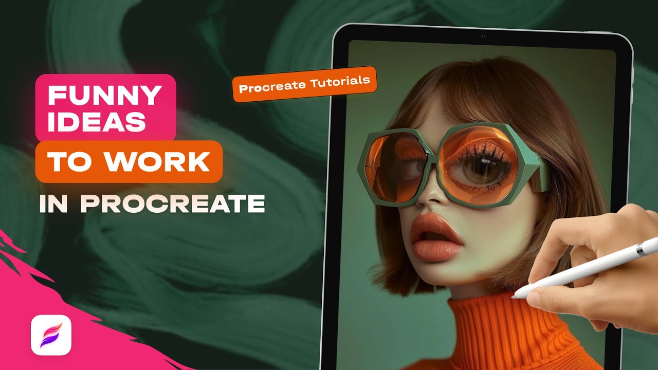 FUNNY IDEAS That Can Be Done in Procreate / TUTORIAL on Drawing in Procreate