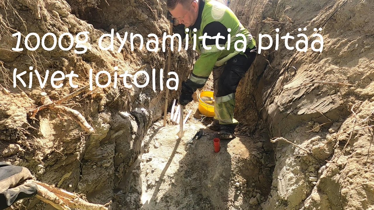 Minkä takia louhintareiät täytetään sepelillä? | Kanaalilouhintaa