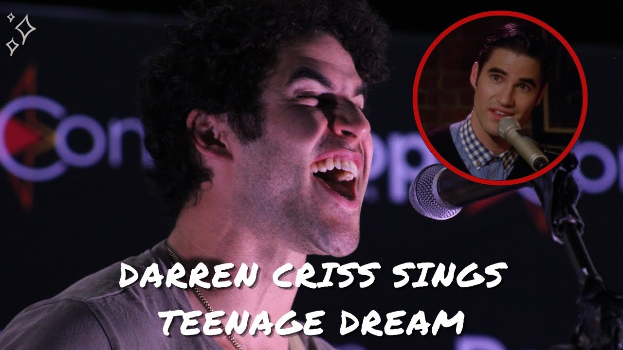 Darren Criss sings Teenage Dream & This Time from the finale of Glee