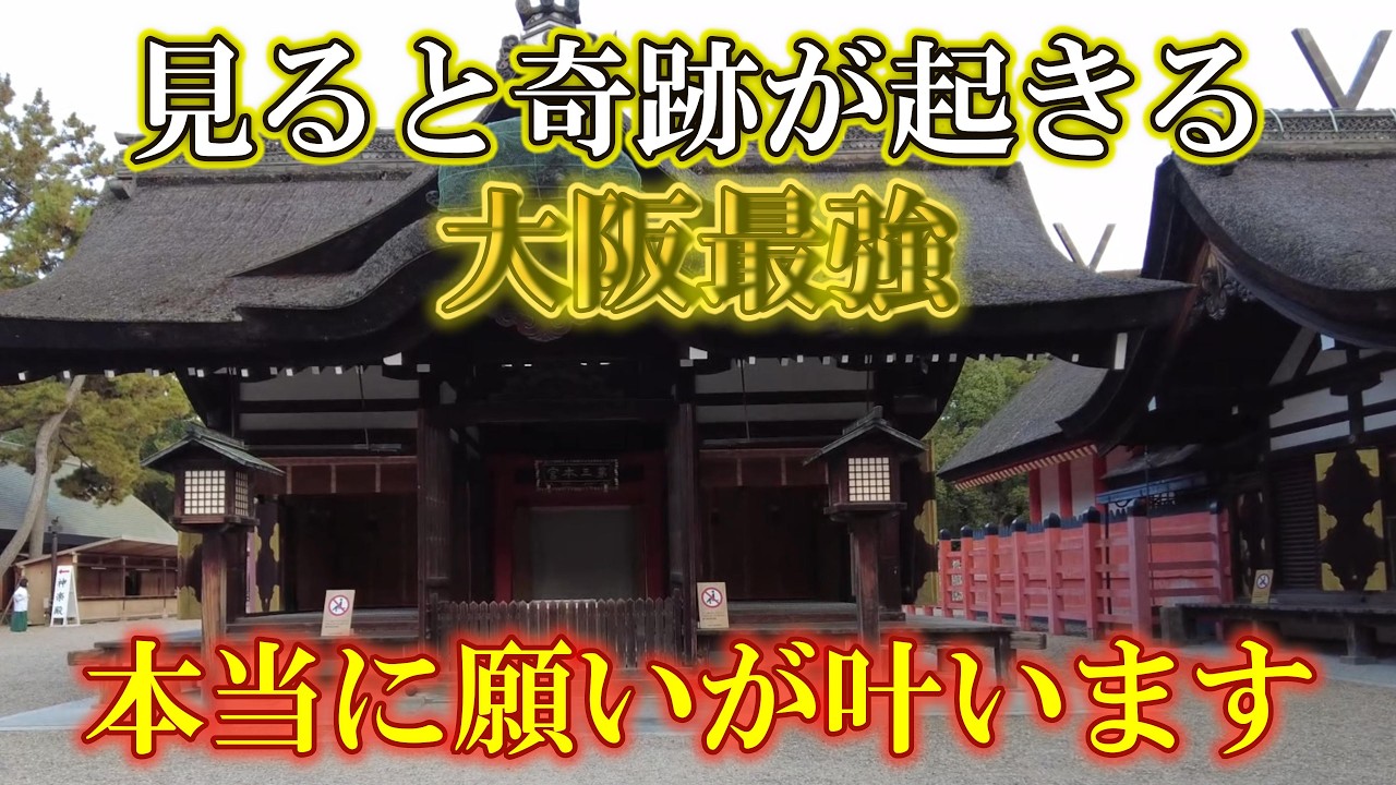 ※強力注意【パワースポット旅　住吉大社】観光じゃわからない“本当の凄さ”を体感してきた！