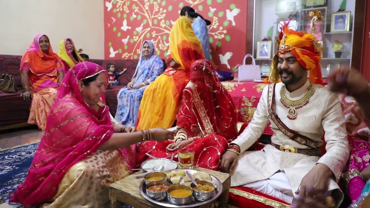 RJ Wedding Part 8 || Reception Ceremony || Rajasthani Songs Rajputi Wedding@jyotsanarathore4835