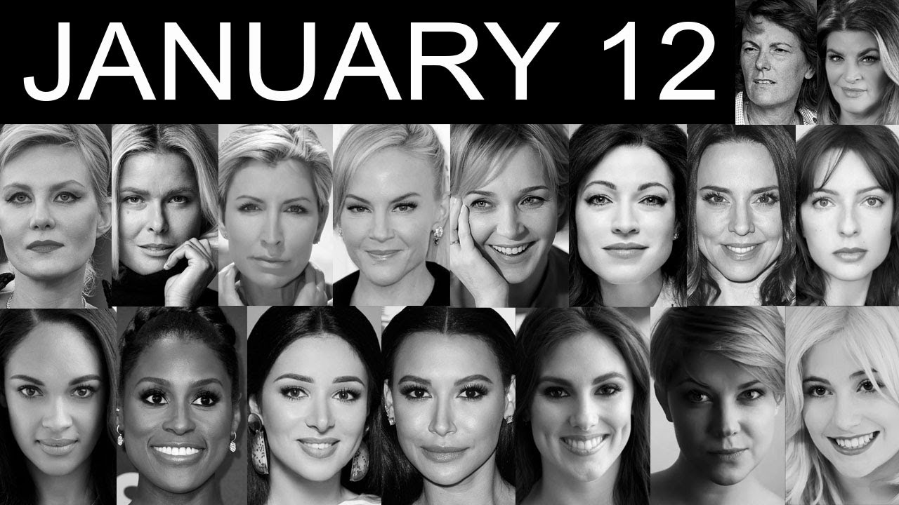 January 12 Famous BirthDays Celebrities