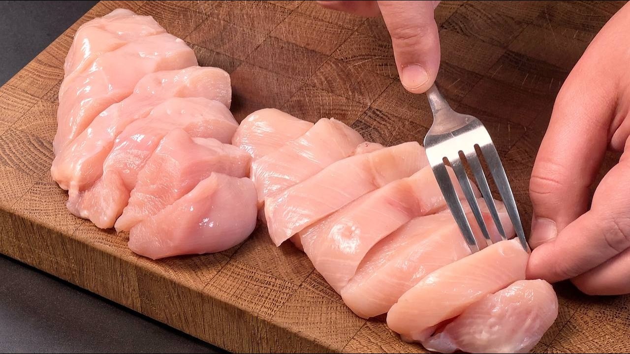 Tolle Idee mit Hähnchenfilet!So lecker,es ist unmöglich aufzuhören!
