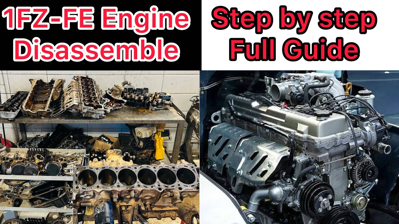 Part 2: Toyota Land Cruiser 1FZ-FE Engine Disassembly (Step-by-Step)