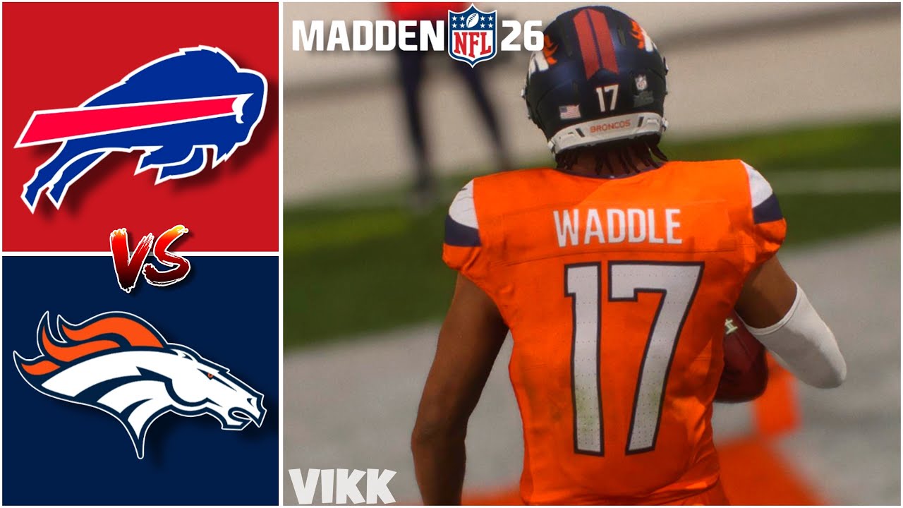 Bills vs Broncos Simulation | Madden 26 Free Agency Rosters