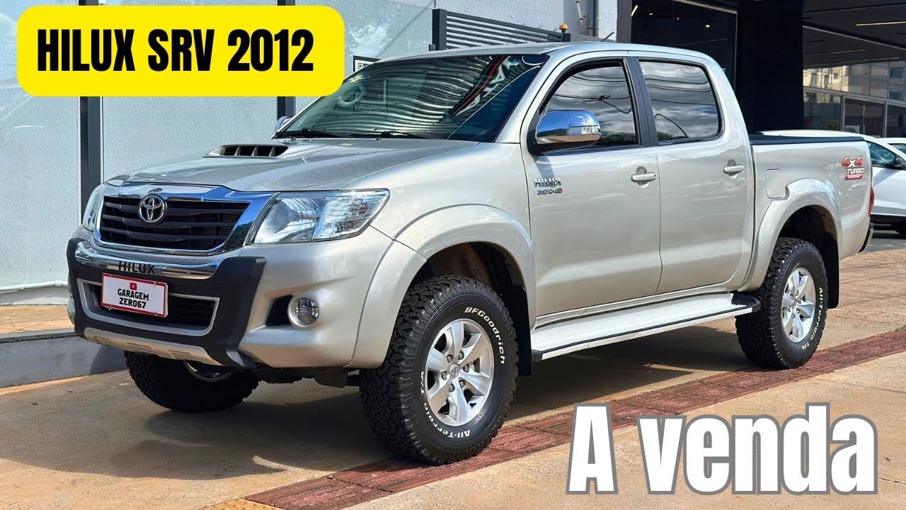 Toyota Hilix Srv 3.0 4x4 Diesel 2012 à venda! #hilux