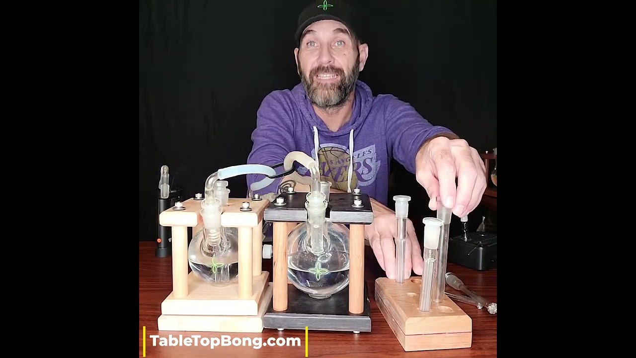 TableTop Bong vs DeskTop Bong VAPE BONG Drag Race Episode