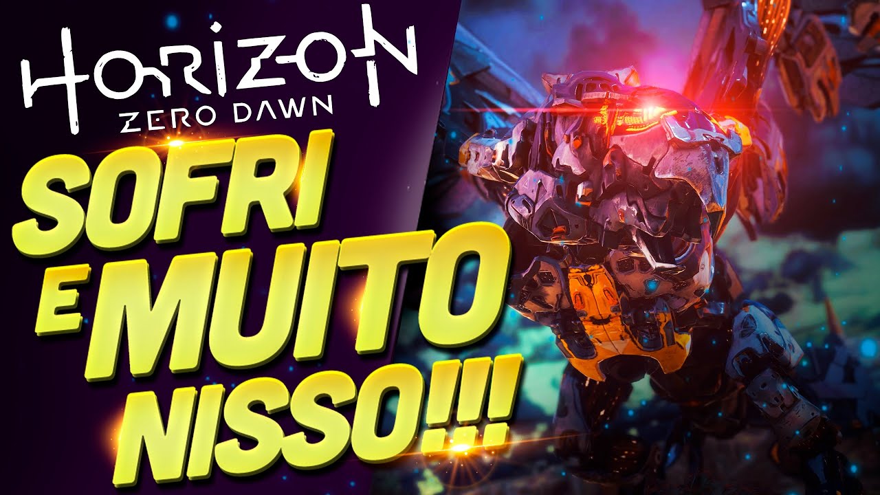 NINGUEM ACREDITAVA, MAS VENCEMOS A AVE TEMPESTADE EM HORIZON ZERO DAWN