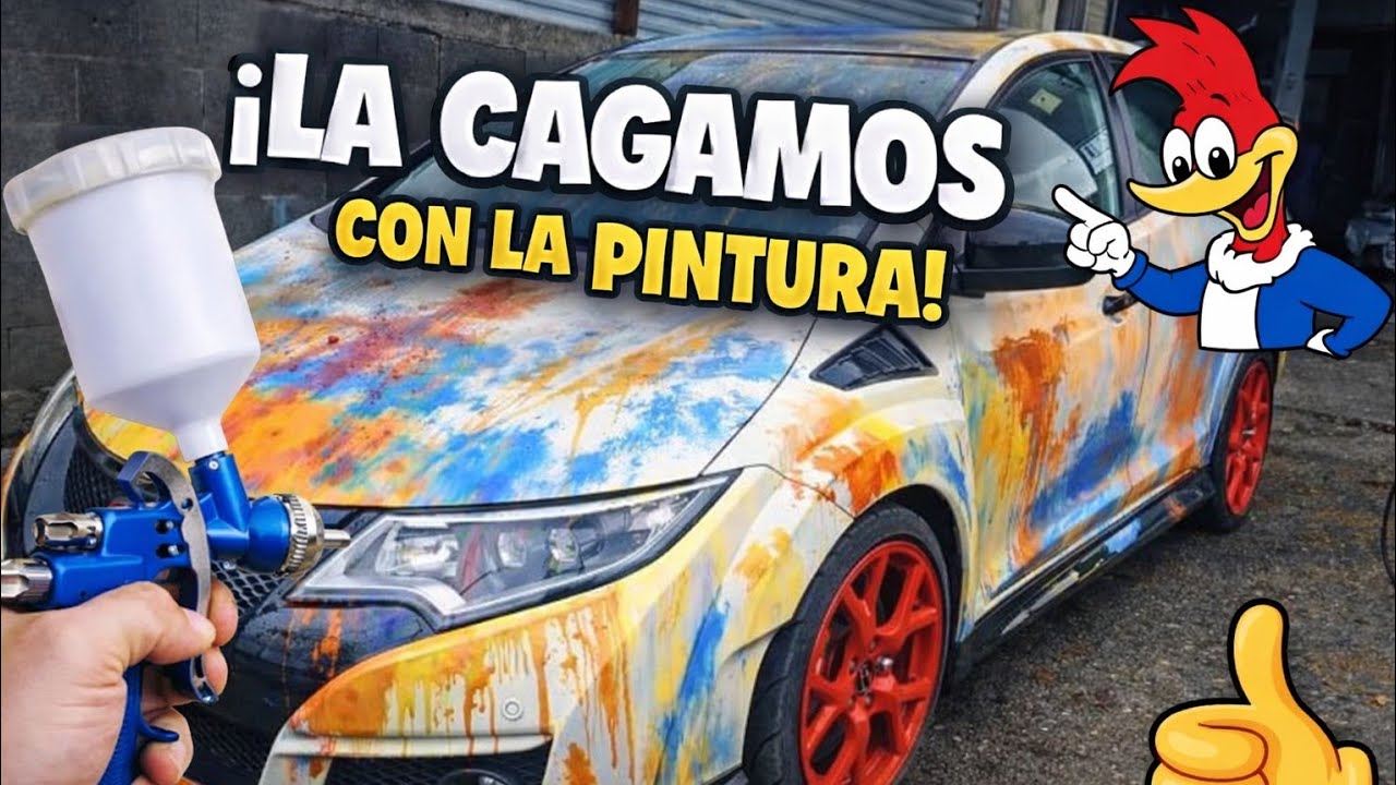 Pintamos en honda Civic typeR y sale MAL 