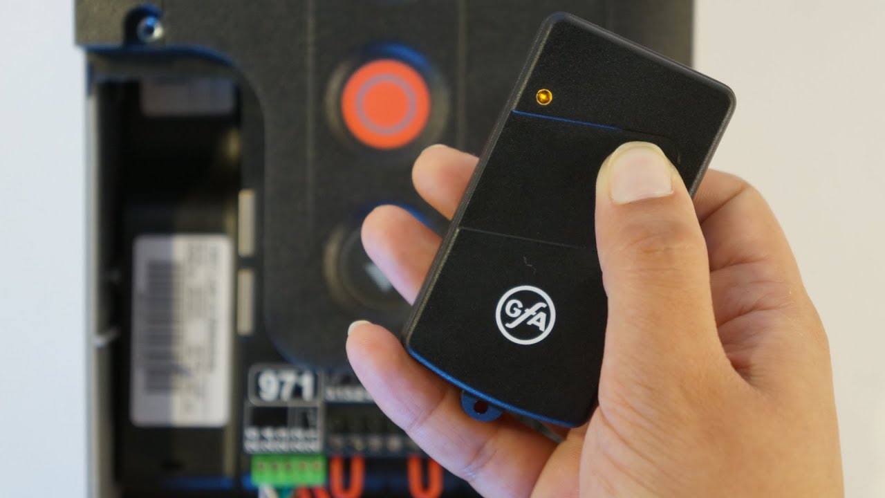 GFA TS 971 Installation de la télécommande