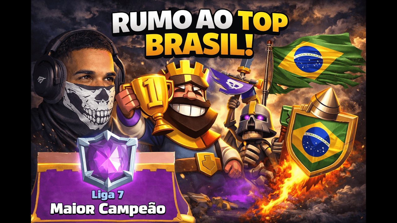 🔴  Treinozin  PushTrofeus  Ao Vivo CLASH ROYALE 🔥