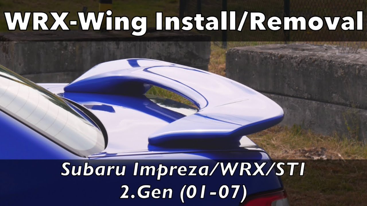 WRX-Wing/Spoiler - Subaru Impreza GD 01-07