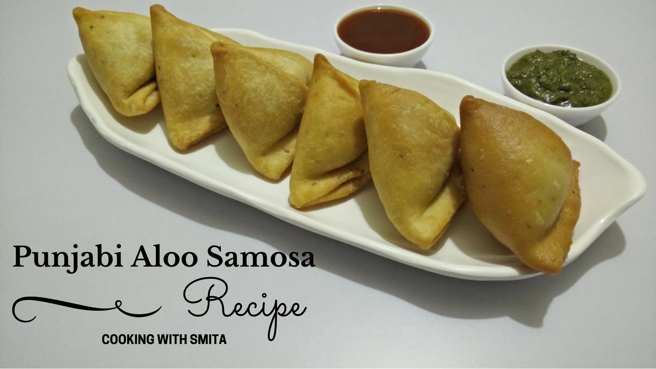 Punjabi Aloo Samosa Recipe in Hindi by Cooking with Smita - पंजाबी आलू समोसा