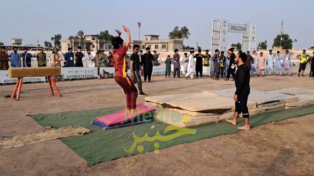 Khyber festival held in jamrud Sports Complex with Jamnastic Performance 