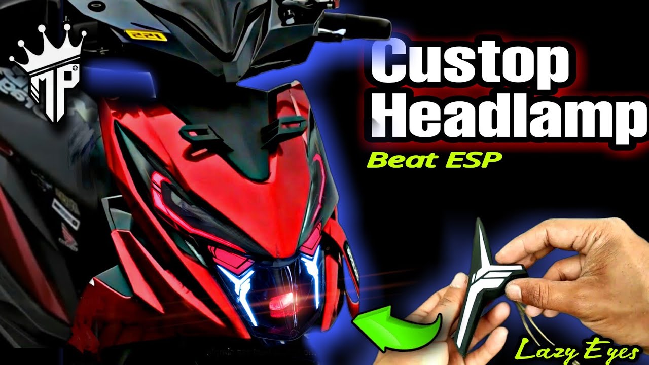 modifikasi lampu beat esp / beat street
