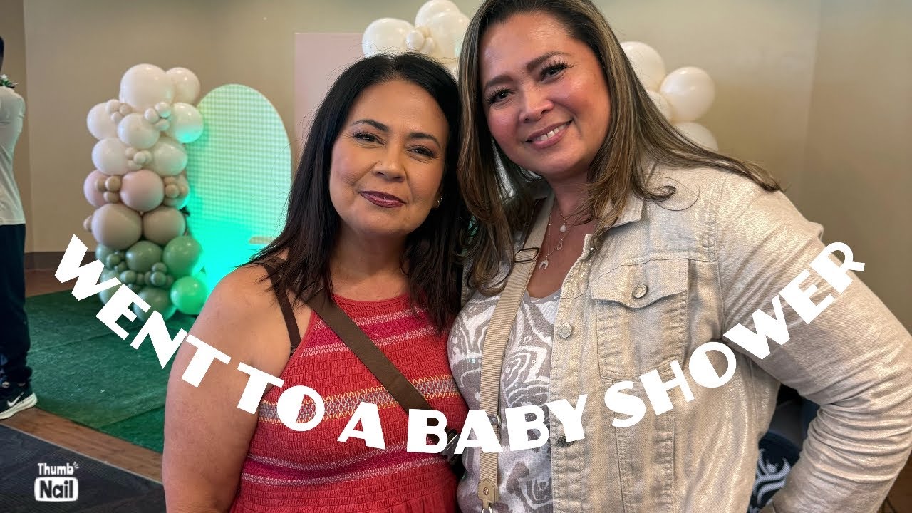 Went to a baby shower -Daily Vlog