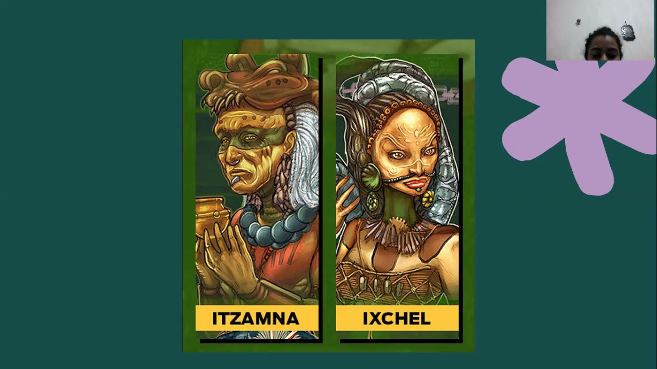 The legend of ixchel and itzamna.