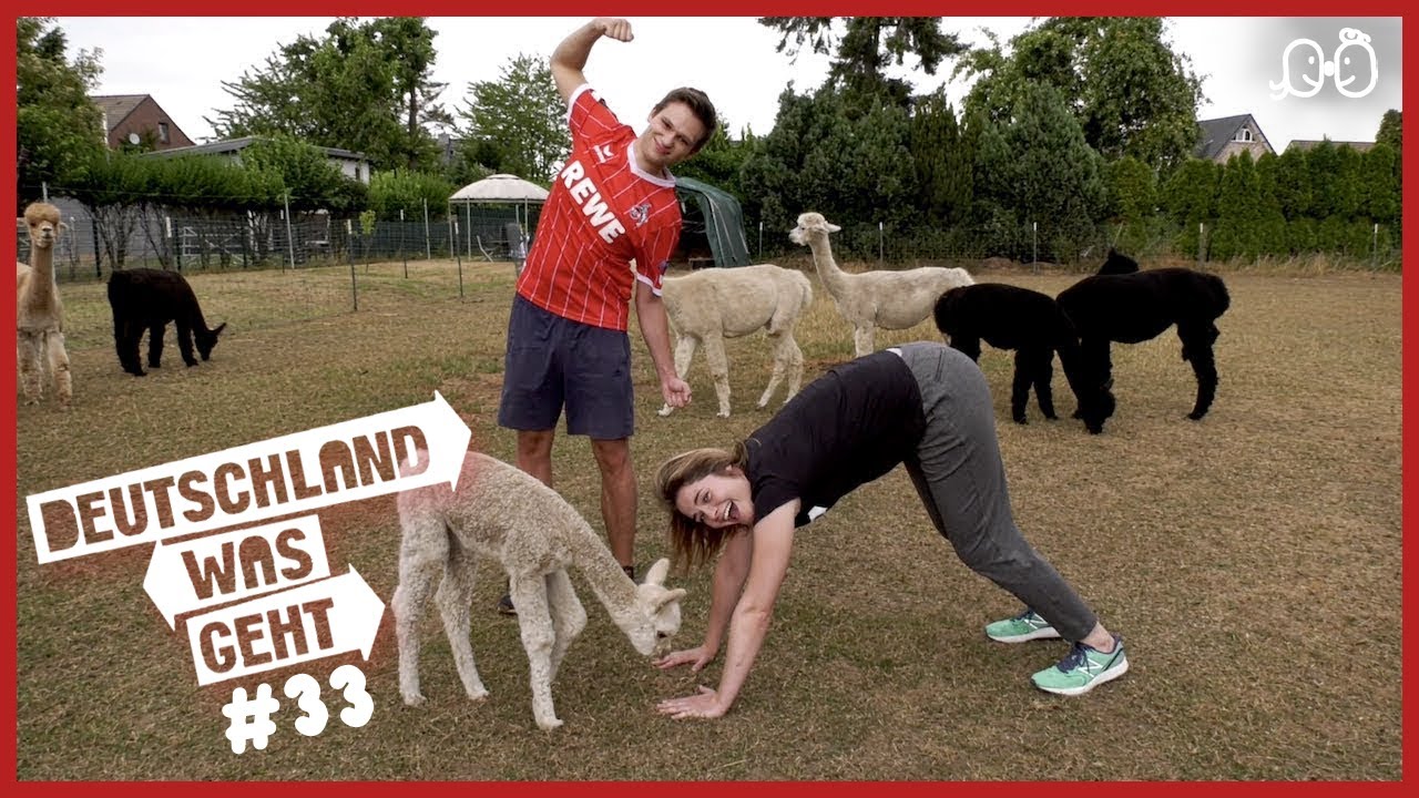 Deutschland Was Geht #33 | Alpaka-Yoga Willich mit FABIAN KÖSTER
