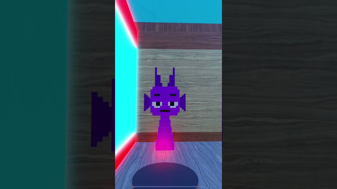 Pixel Durple - Ultra Special Badge (3D Sprunki RP and Animations)