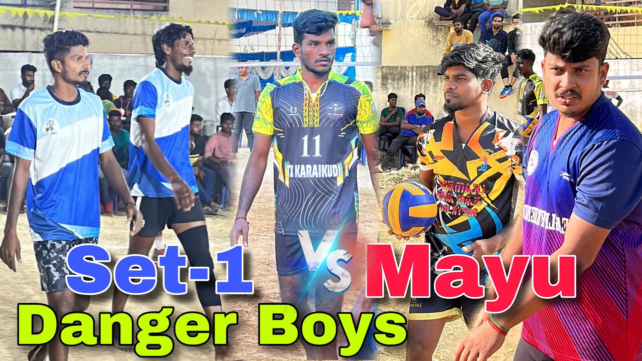 40000rs Semi-Final | Set-1 | Bangalore match | Mayiladuthurai vs Danger Boys | Mr Love Volleyball
