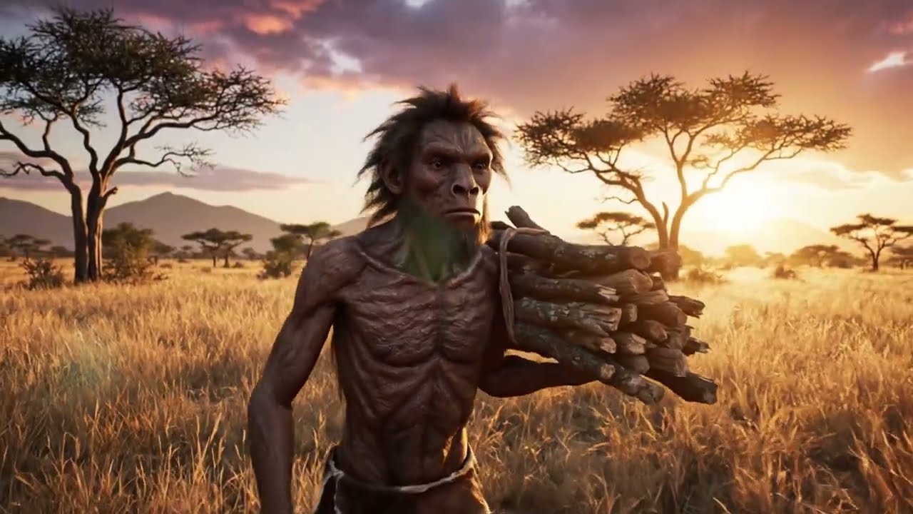 "Life a Million Years Ago" and "First Humans Survival"