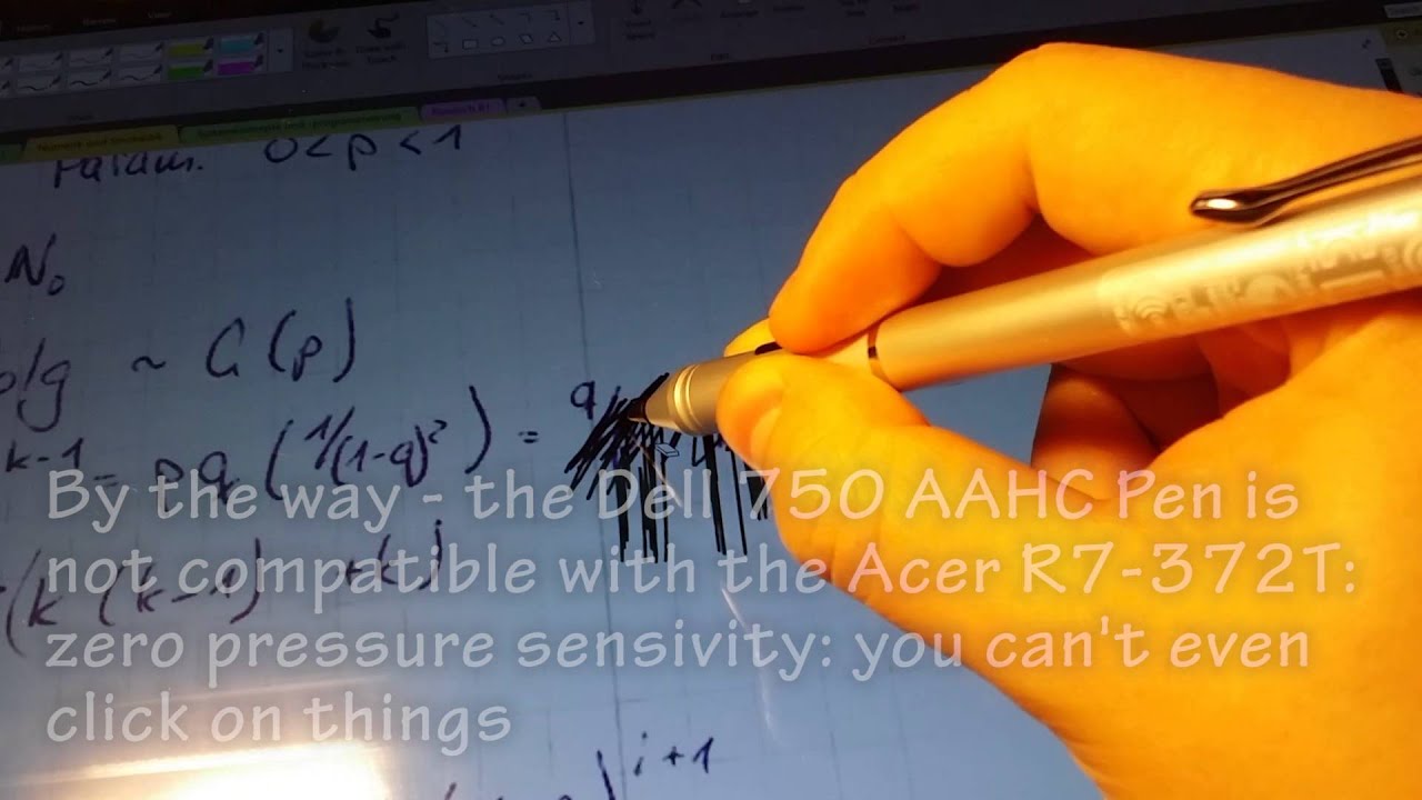 Acer Aspire R13 R7-372T Active Stylus Pen distortion