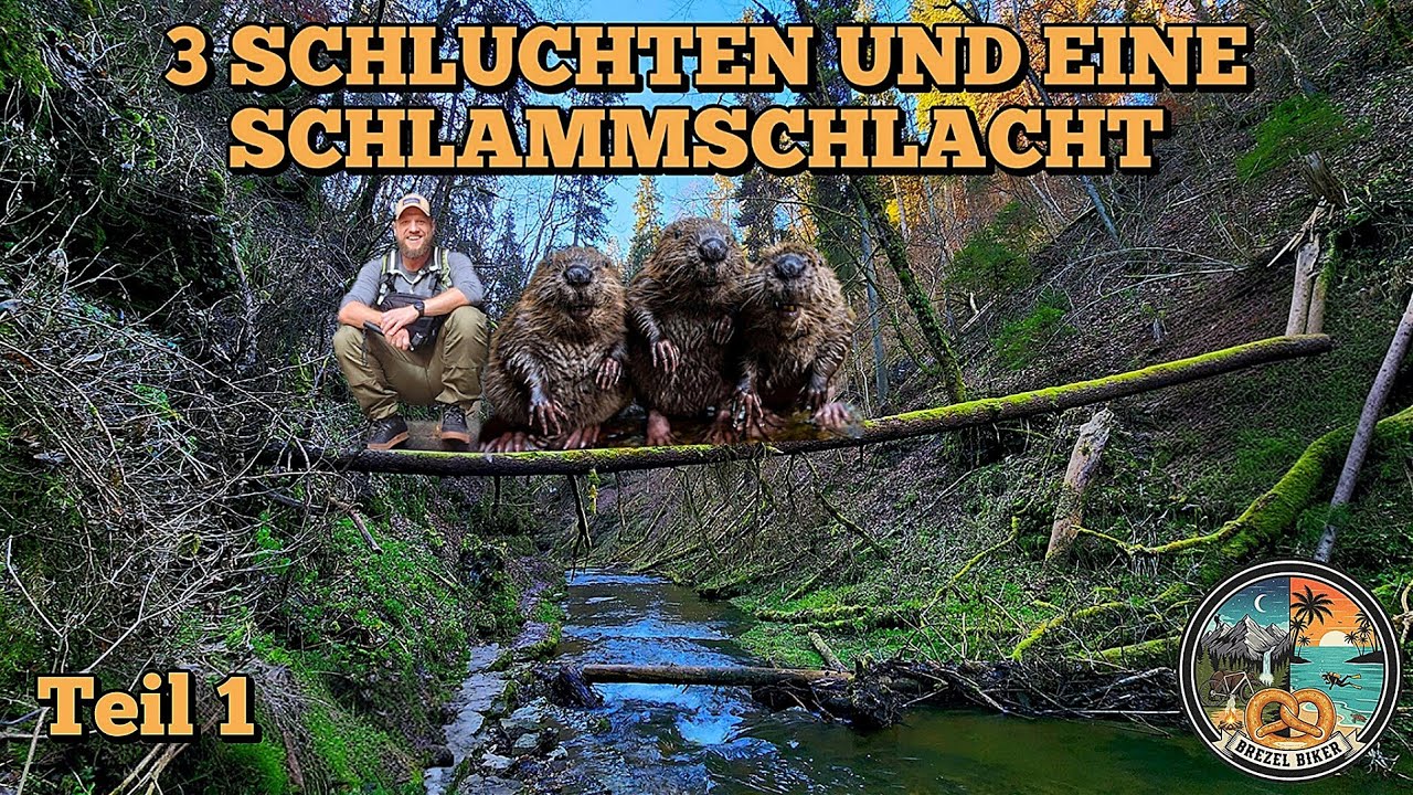 3 SCHLUCHTEN TOUR eine SCHLAMMSCHLACHT  Teil 1 🏞️ Wutach,Gauchach u. Engeschlucht