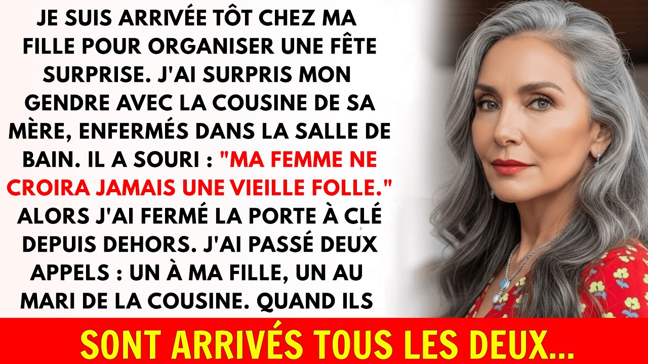 Je Suis Arrivée Tôt Chez Ma Fille Pour Sa Fête Surprise. Mon Gendre A Ri : 