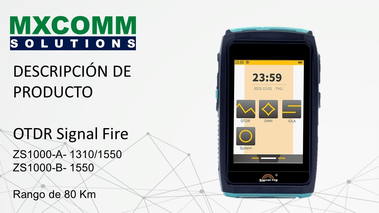 MXCOMM | OTDR Signal Fire ZS-1000