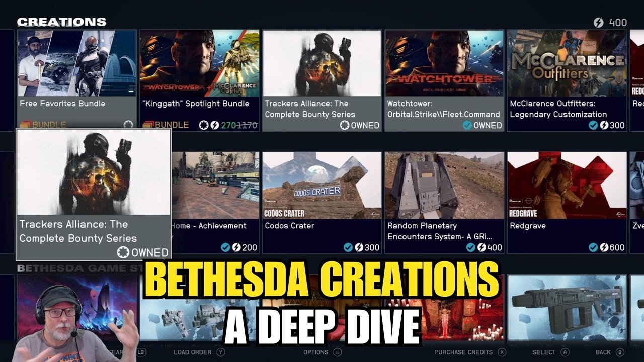 Понимание программы создания Starfield и игр Bethesda в целом.