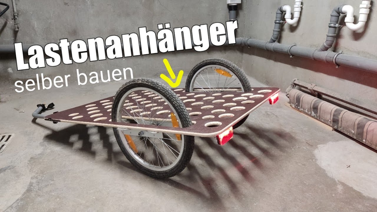 Lastenanhänger für Fahrrad Wohnwagen selber bauen Diy Bike Camper | E-Bike Unikat