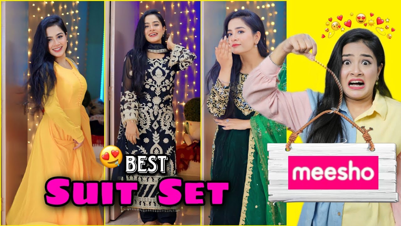 Best Suit Sets Haul from Meesho 😍 Eid Shopping from Meesho 🥰 Nilanjana Dhar