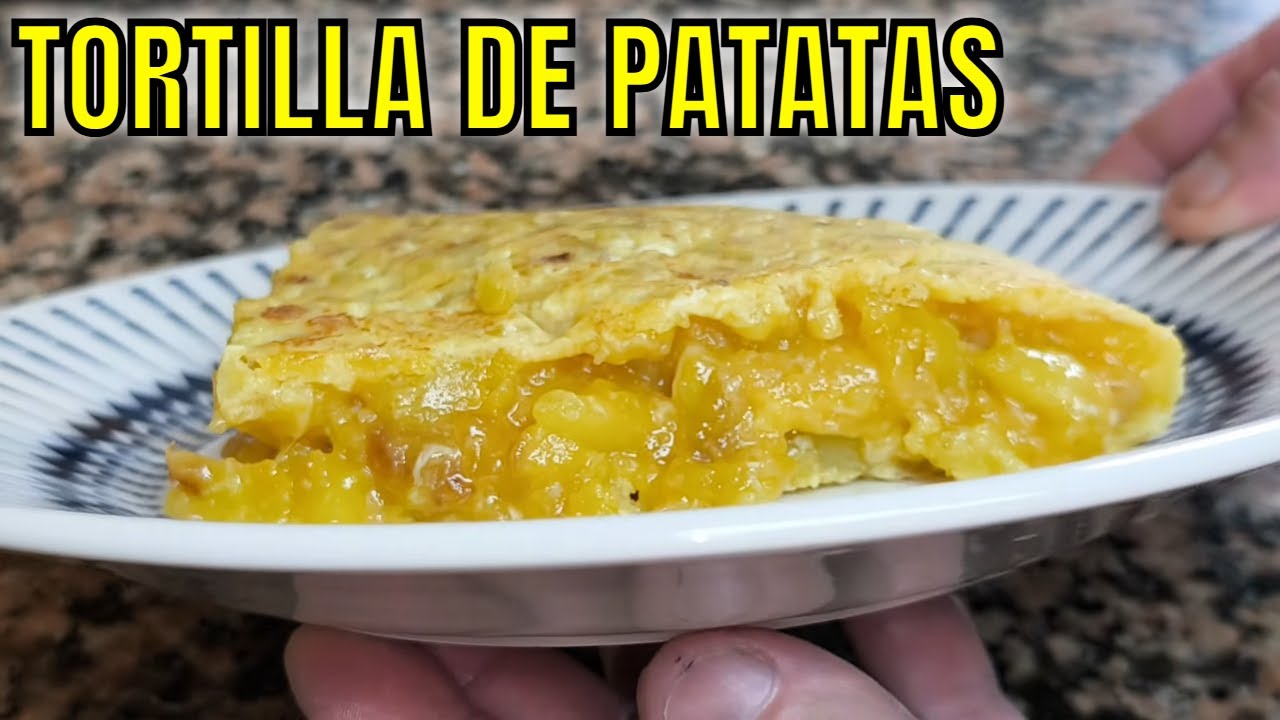 TORTILLA  DE PATATAS A LA GALLEGA🫓¡Tortilla española tradicional con SOLO 3 ingredientes! 🫓