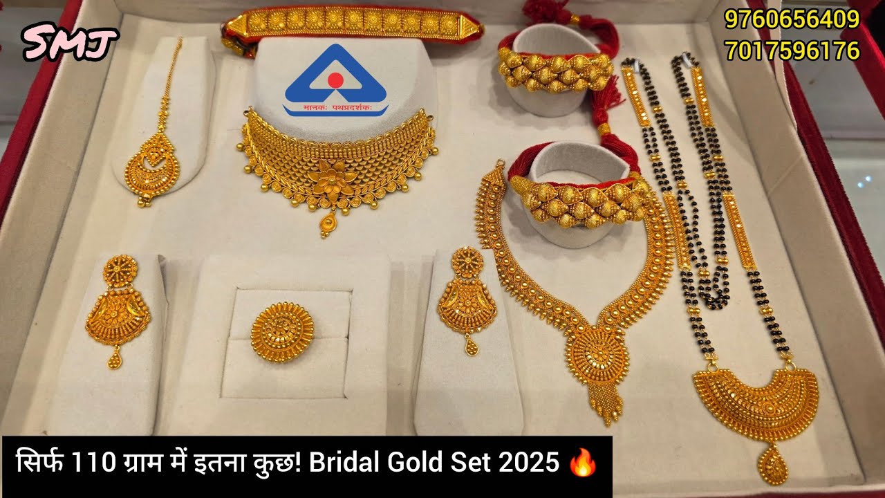 Magnificent Bridal Set Made in 110 Grams | Latest Bridal Gold Set Design | Shri Mahalaxmi Jewellers 