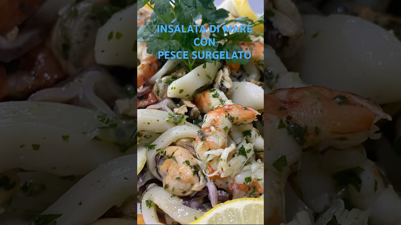 #insalata #di #mare #con #pesce #surgelato👉RICETTA👉Il triangolo bianco in basso alla tua sinistra