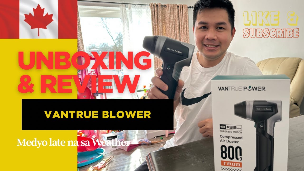 Unboxing Vantrue blower | Medyo late na for snow| Buhay Canada