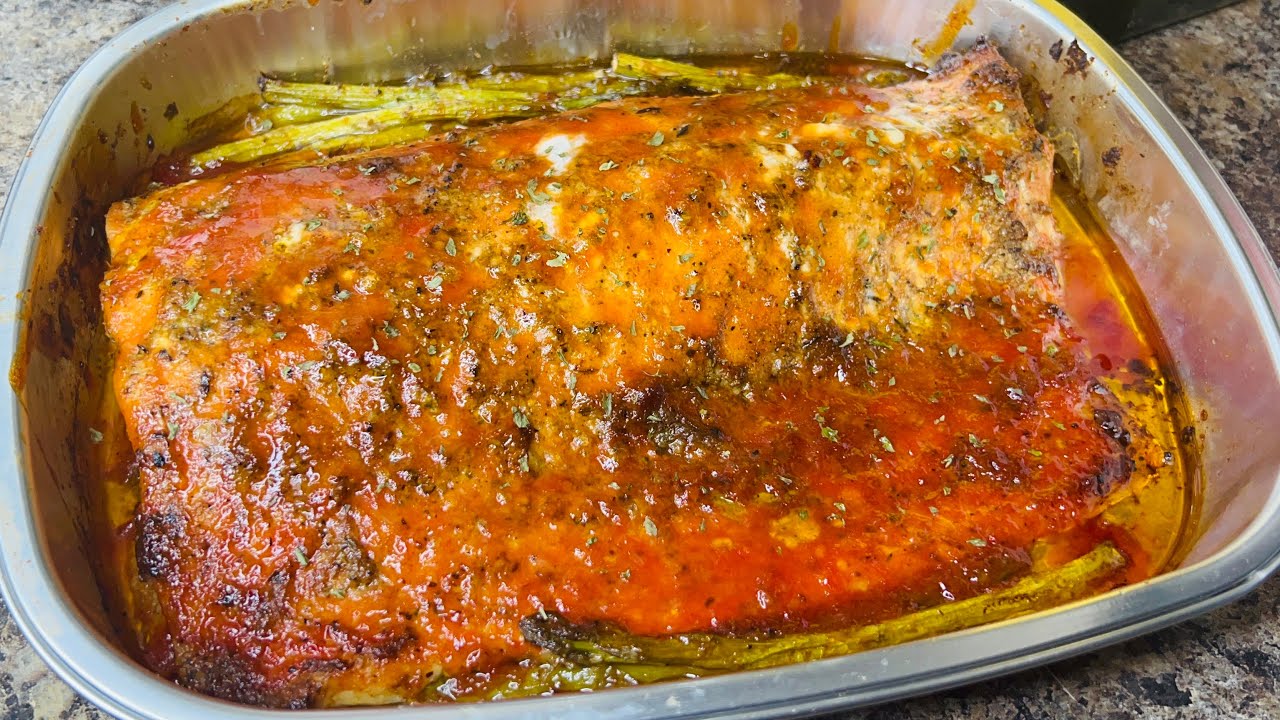 HOW TO MAKE OVEN BAKED JERK SALMON | SALMON NEVER TASTE THIS GOOD | @Tioniastyles